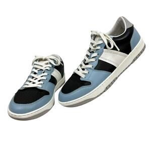 Greats JMZ Court Shoes Sneakers Leather Blue White Size 7.5